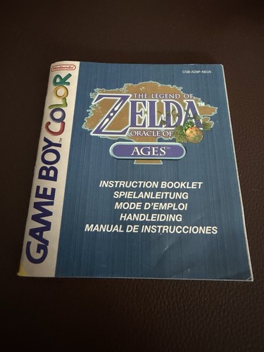 Notice originale zelda oracle - notice,