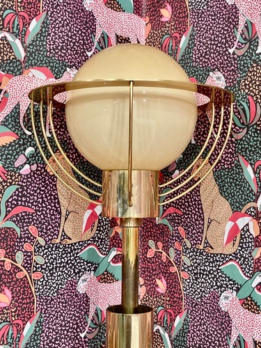 Lampadaire américain verre - amÉricain,