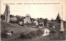71 UCHON - panorama et ruines du vieux chateau