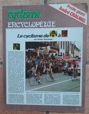 Encart Poster Encyclopédie MIROIR du CYCLISME N° 274 CHALMEL - septembre 1979