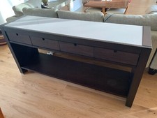 console meuble Console HÜLSTA . Dim l =40 ; L= 153 ; h= 75 -  4 tiroirs 