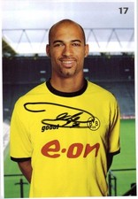 photo dédicacée autographe,autogramm, signed football DEDE DORTMUND