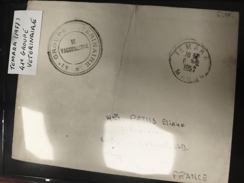Lettre militaire maroc 1957 - lettre,