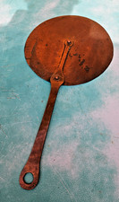 ANCIEN COUVERCLE DE CASSEROLE EN CUIVRE L 42.50 DIAMETRE 22 CM