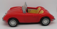 JOUET VOITURE BARBIE CHEVROLET CORVETTE ROUGE MADE 1998 BY MATTEL 36 CM X 20 CM