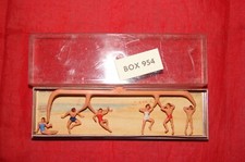 MERTEN HO 6 FIGURINES BAIGNEURS PLAGE PISCINE 954 DECOR TRAIN ELECTRIQUE BOITE