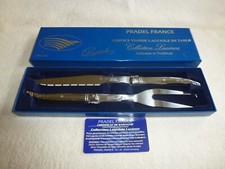 SERVICE A DECOUPER LAGUIOLE PRADEL FRANCE INOX NEUF