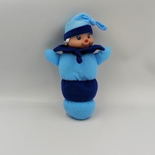 Doudou peluche luciole chenille bleu TOI TOYS  - 33046