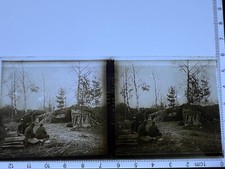 PLAQUE DE VERRE STEREOSCOPIQUE WW1/1914-1918/1 GUERRE MONDIAL PLANOX 6X13cm "A7"