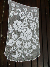 petit rideau ancien 1925 filet