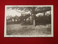 CPA 55 TROYON (meuse) La Forge du Maréchal Ferrant sous l'arbre 1915 PHOTO CARTE