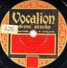 Henry Allen : House in harlem for sale / Rug cutter swing 78 rpm VOCALION 8