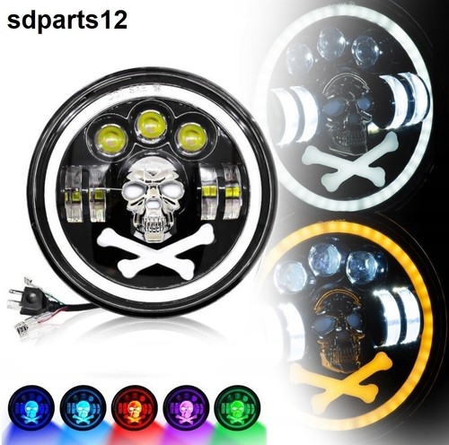 Phare avant led rond - avant, 75w