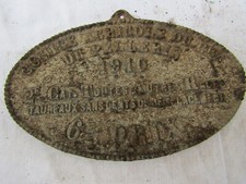 plaque concours agricole