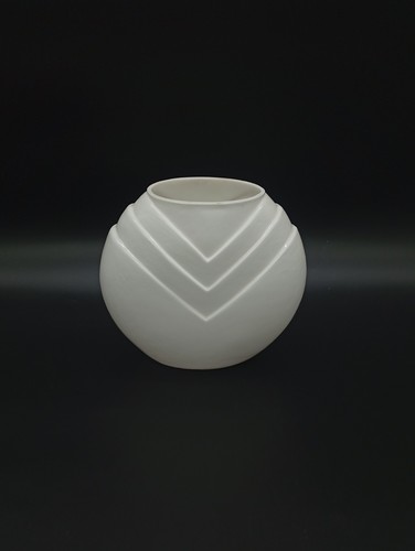 Vase lenticulaire opaline - vase,