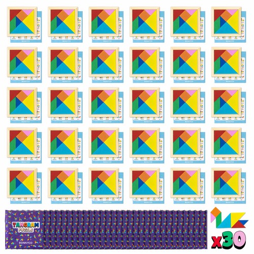 Bonnyco jeu tangram enfant - tangram, 30