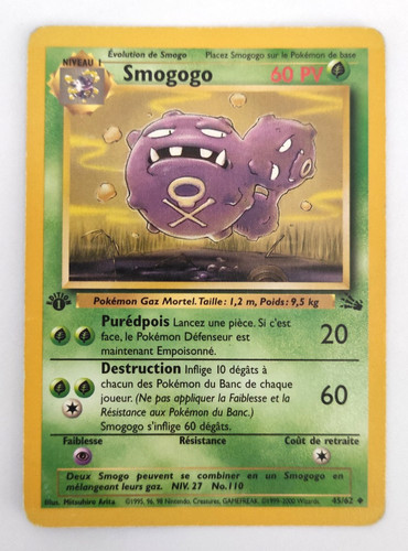 Carte pokemon smogogo 1ere - carte,