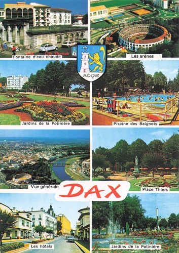 Dax fontaine eau - d, chaude