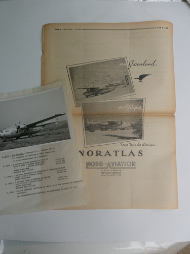 Noratlas publicite les ailes - noratlas,
