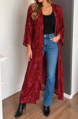 Kimono long mango - kimono, soie