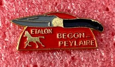 T10 Pins COUTEAU ETALON Coutellerie BEGON PEYLAIRE French Knife lapel pin