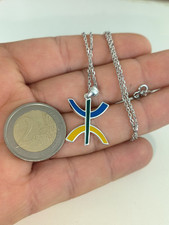 Bijoux kabyles : Pendentif Amazigh avec sa chaîne en argent 925