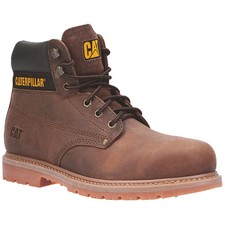 Chaussures De Sécurité Hautes – Caterpillar Powerplant Marron S3 HRO SRA – Cuir 