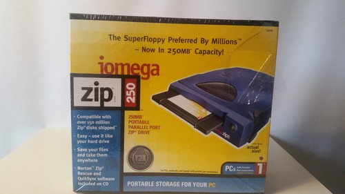 Iomega 10918 zip 250 - zip, mb