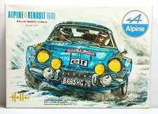 RENAULT ALPINE 1600 MONTE CARLO HELLER 1/24 MAQUETTE MODEL KIT
