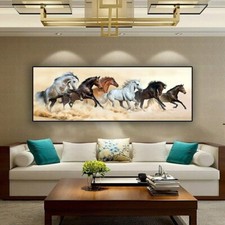 Affiche Motifs Imprimé Peinture sans Cadre Imperméable 40 80cm Chambre en Toile