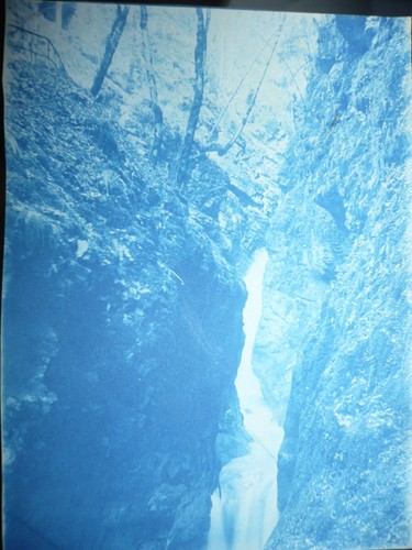 Cyanotype 1900 suisse gorges - cyanotype,