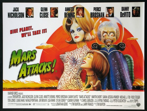 Mars attacks tim burton 1996 - attacks!,