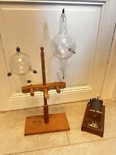 2 Tubes Crookes Support Bois