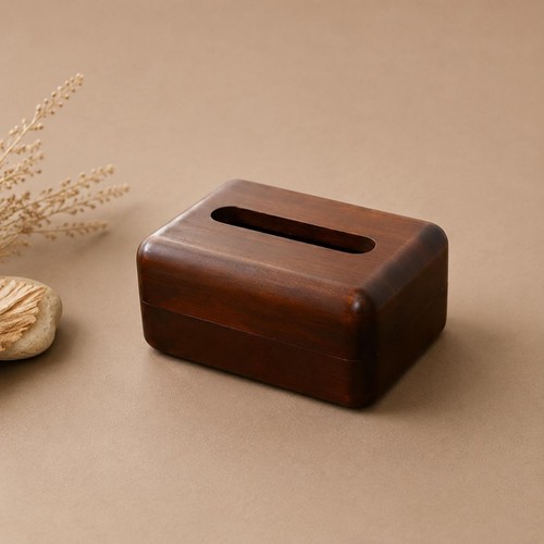 Distributeur mouchoirs bois - distributeur,
