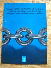 CATALOGUE/BROCHURE FILETS BLINDES RUD BREITSCHULTER - 1969 - COMBI VW