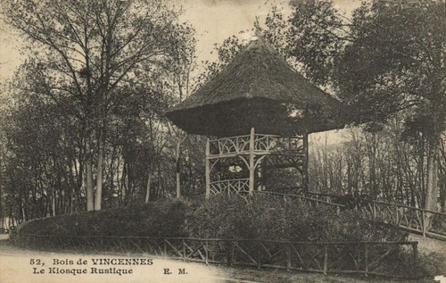 Cpa bois vincennes - de, vincennes-le