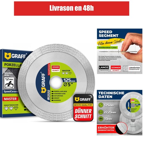 Graff disque diamant 125 - disque, mm