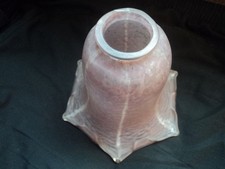  TULIPE  PATE DE VERRE   DAUM ART DECO/NOUVEAU MULLER LAMPE LUSTRE