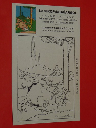 Chromo 1930 sirop gaïarsol - sirop,