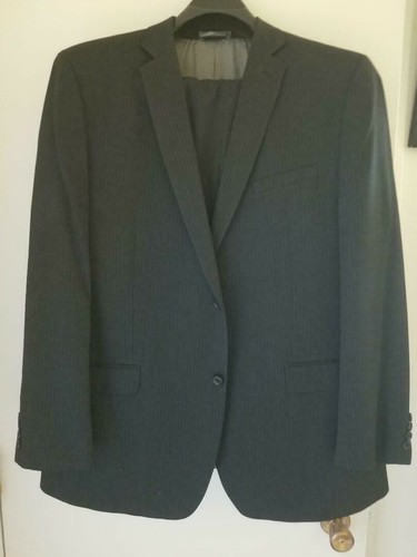 Mens suit black gray - mens, &