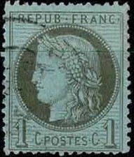FRANCE 1872 CERES Emission