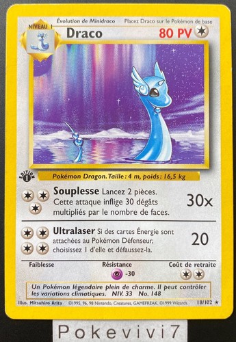 Carte pokémon draco - carte,
