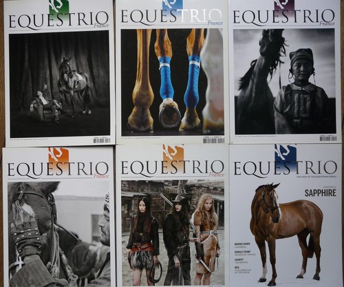 Lot revues équestrio france - revues,