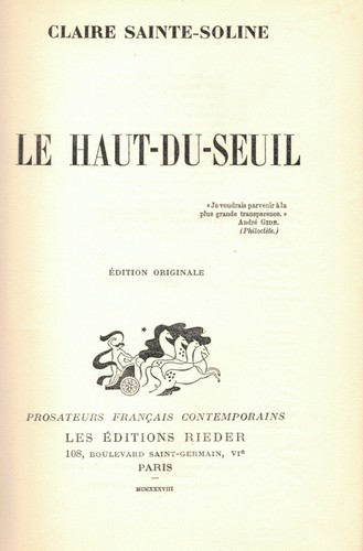 Sainte soline claire le haut - claire,