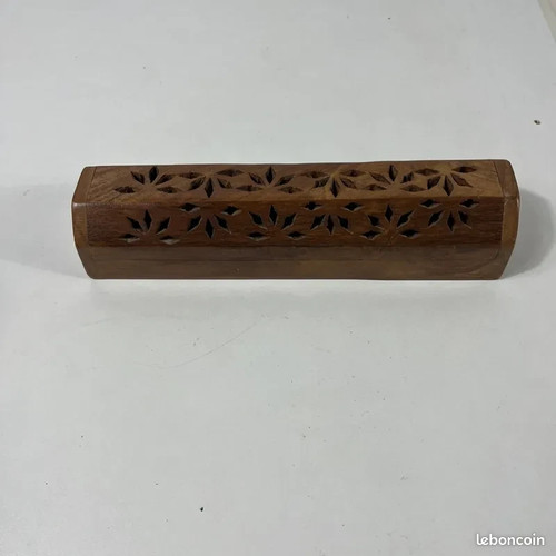 Boîte coffre plumier bois - en,