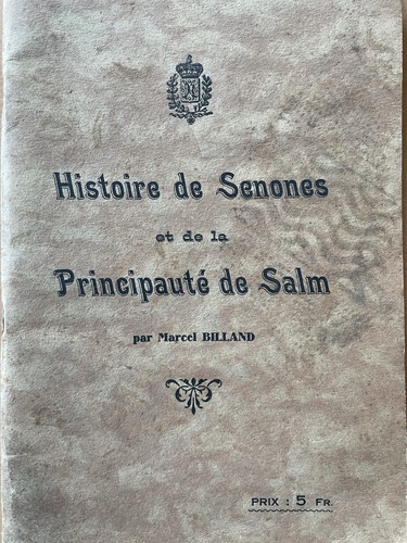 Histoire senones principauté - histoire,