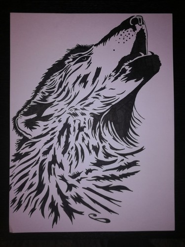 Dessin encre un - à, d'un