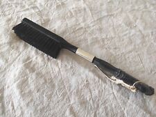 Ancienne Brosse pour vêtements avec tête de cheval 28 cm de long 
