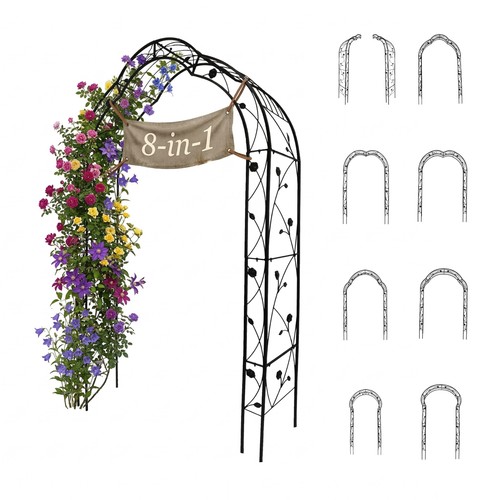 Arche roses jardin - arche,