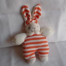 Doudou Lapin Doudou et Compagnie - Orange